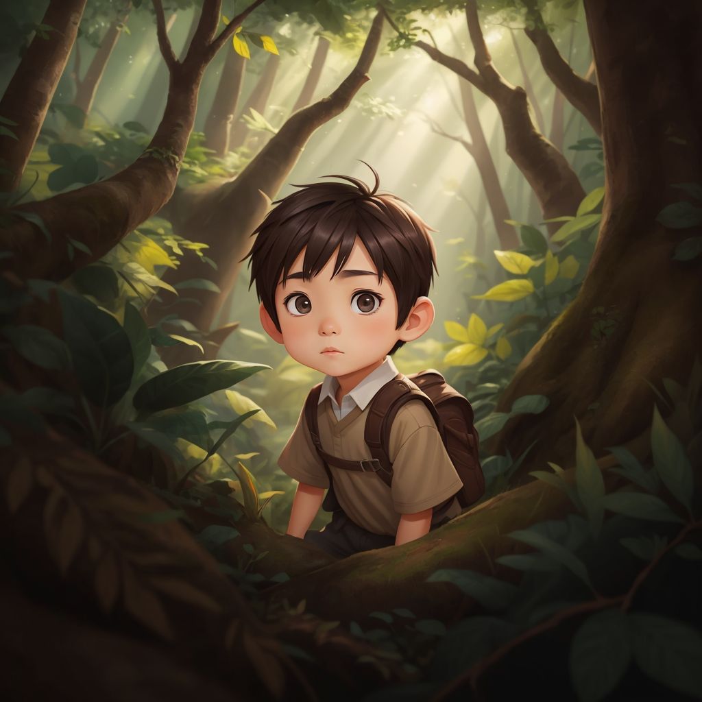 a fairy tale about how a boy got lost