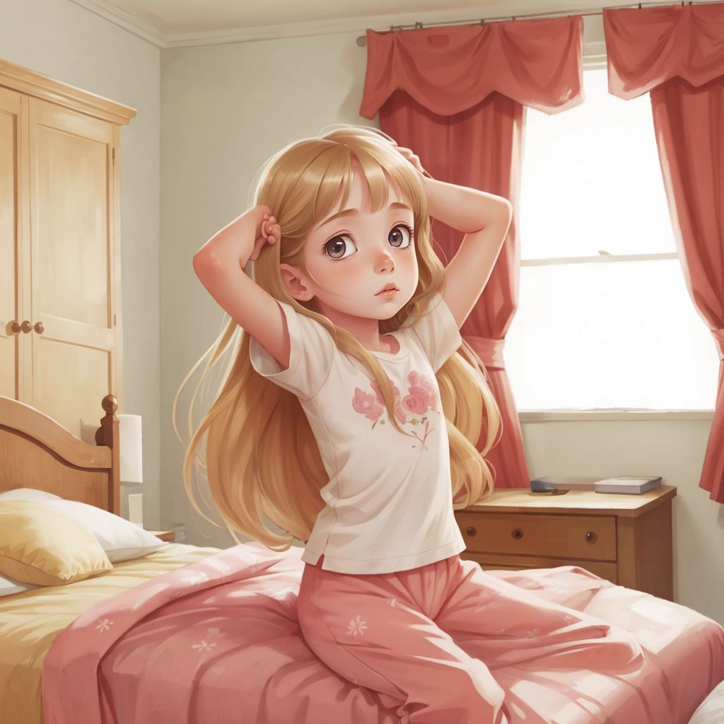 A girl 8 years old - Kate