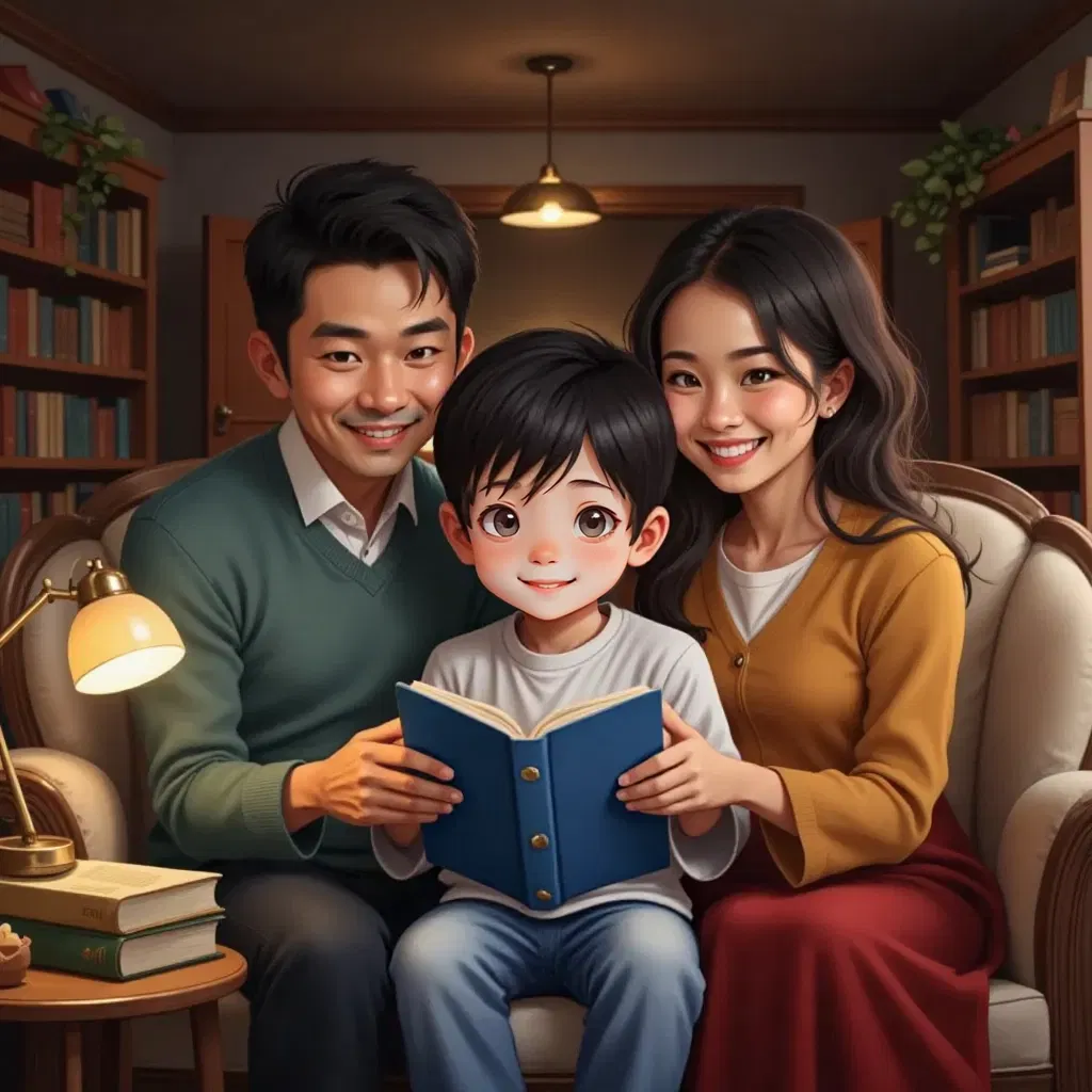 «Әкем, анам, кітап және мен-ажырамас достармыз»