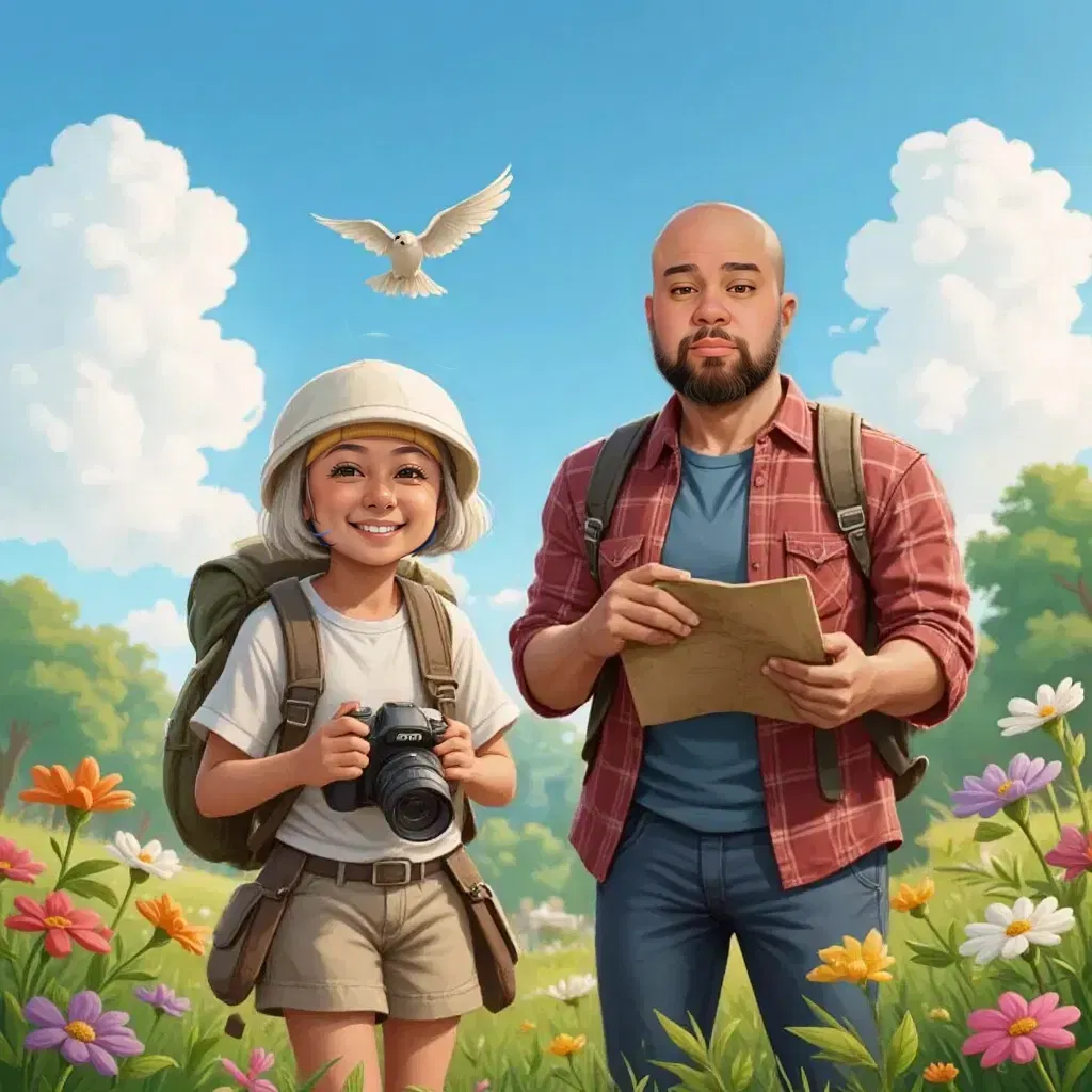 Alexa and Mike Hike in the Mountains