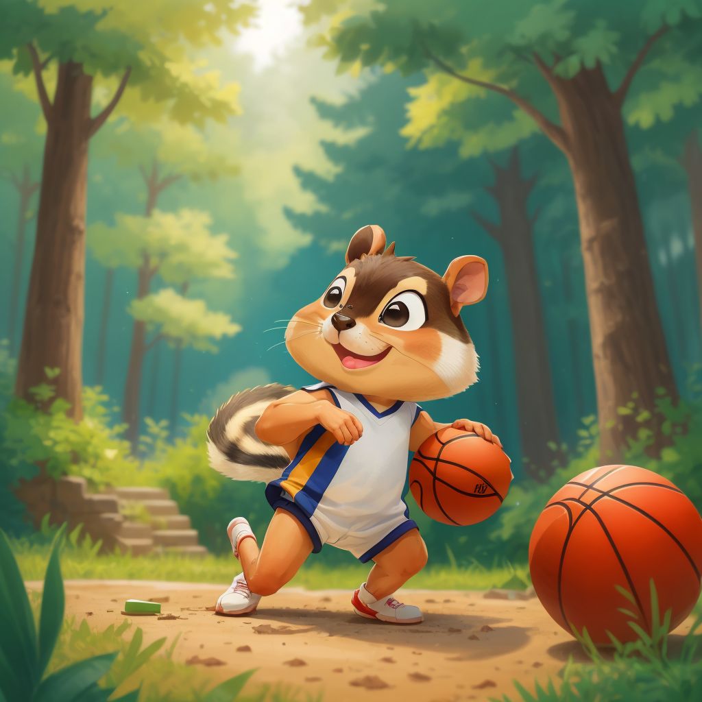 Chip the Chipmunk " The Basketball Game"