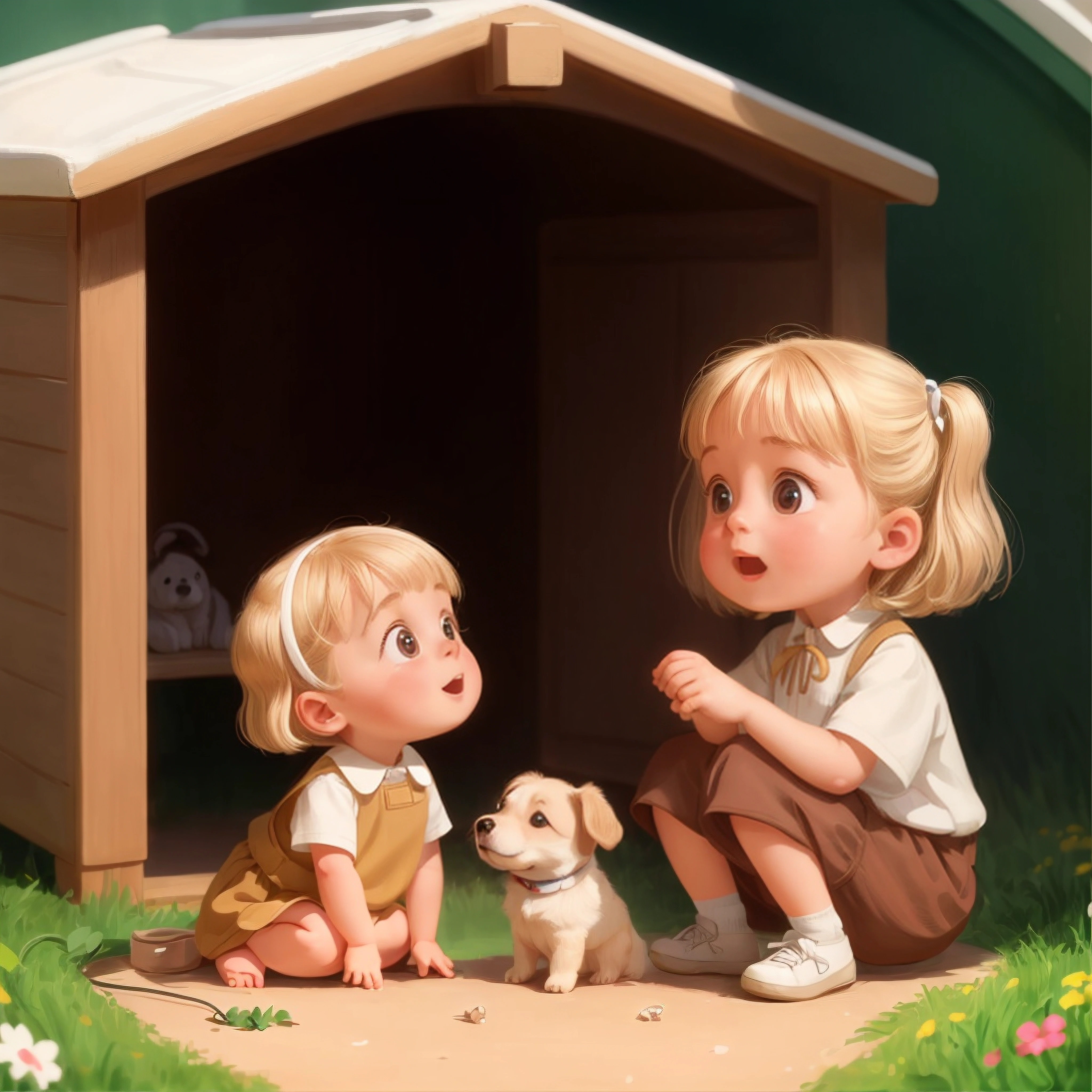 Nora and and the Adventures of her Puppy Named Tickle