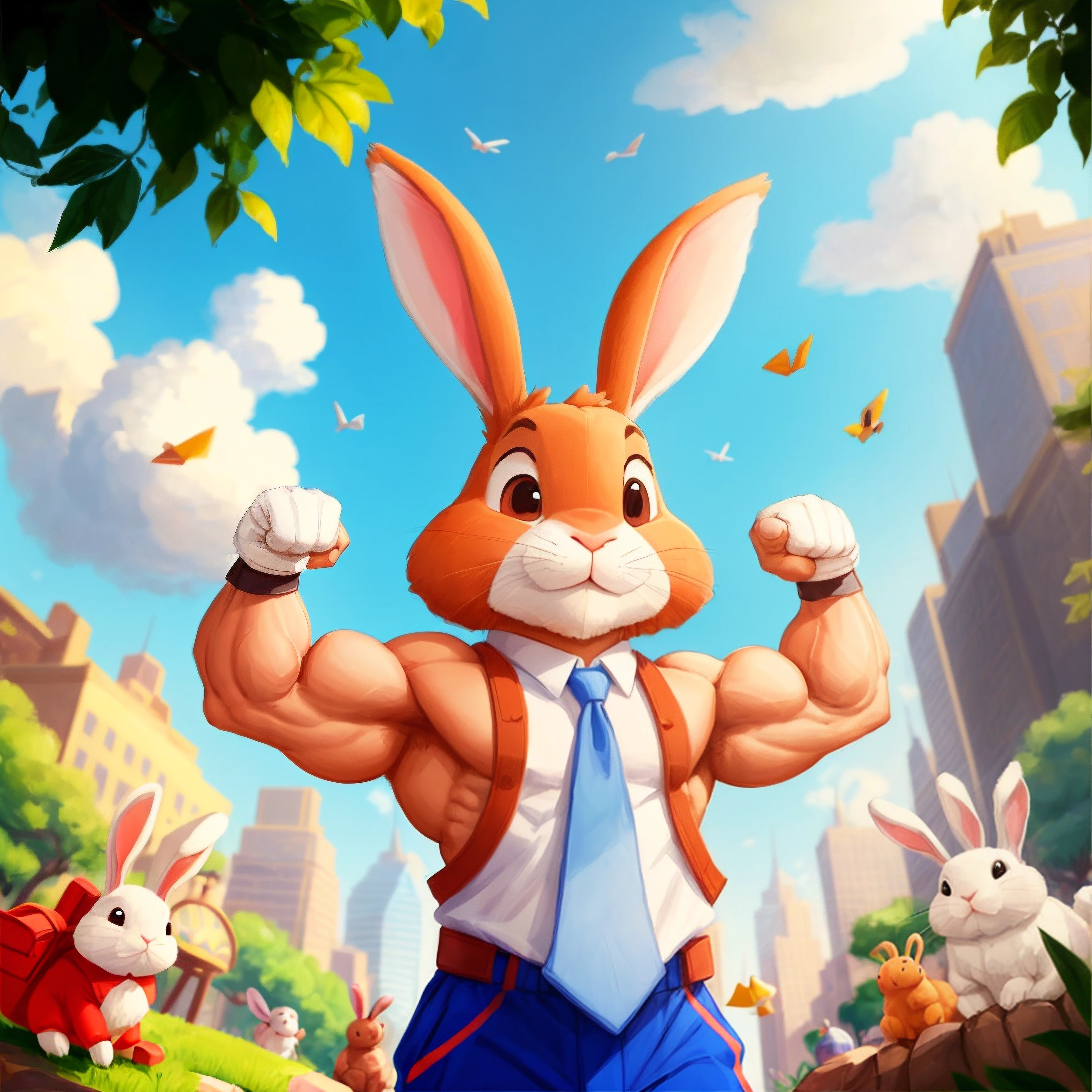 Six Brave Animals and the Deer Princess