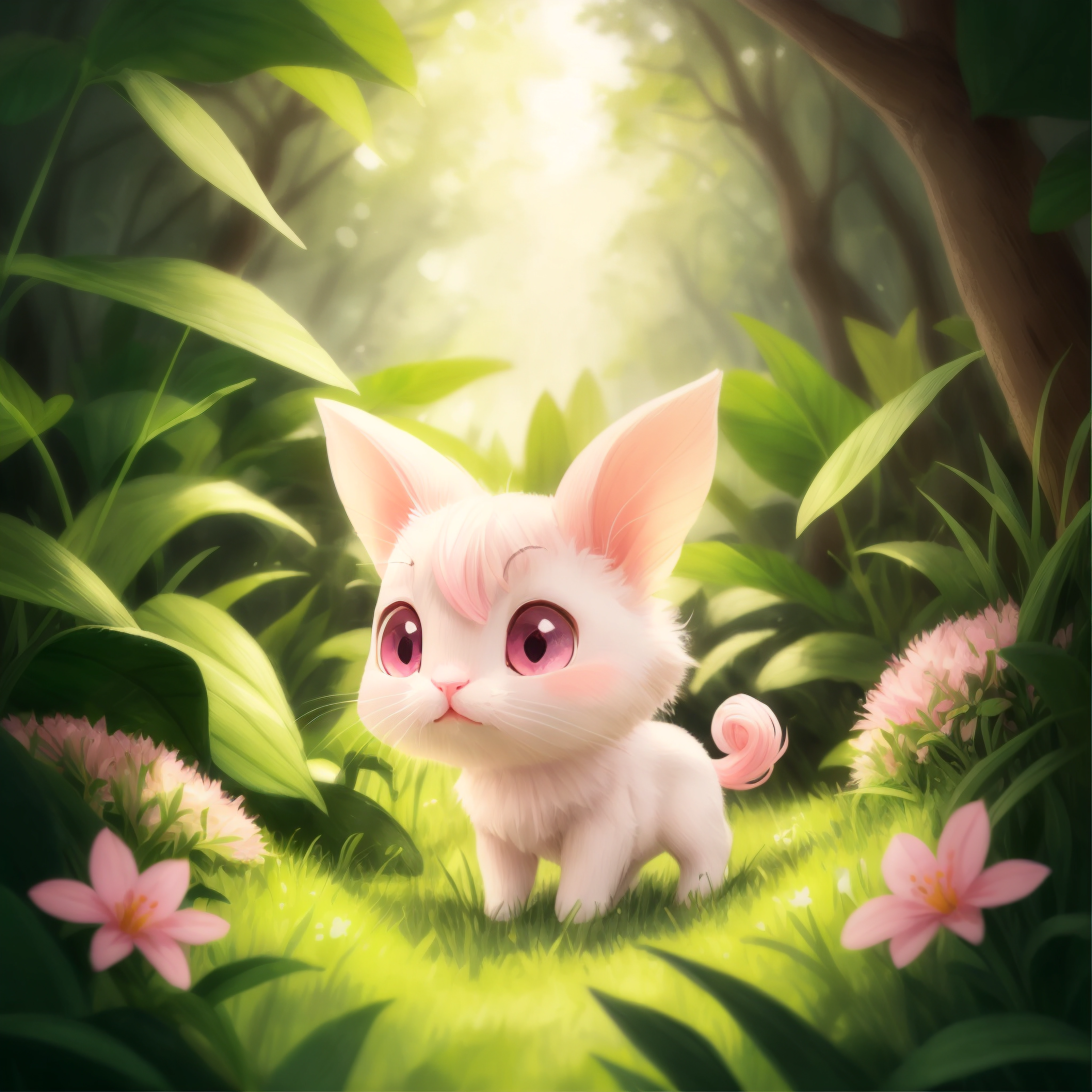 The incredible friendship of a lion and a bunny