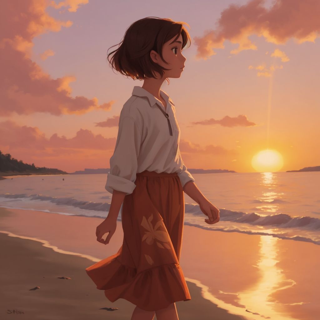 The sunset walk