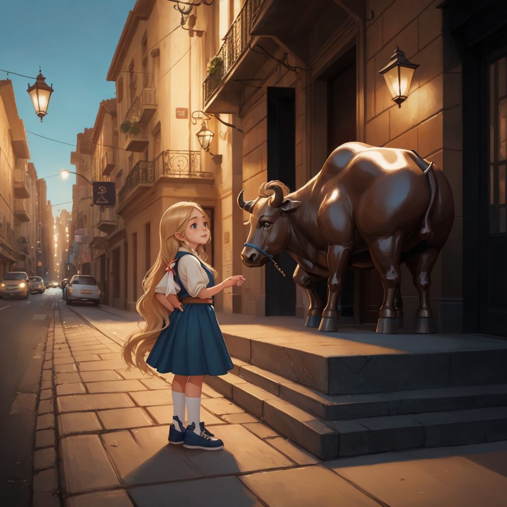 Zoe and the Mystical Wall Street Bull
